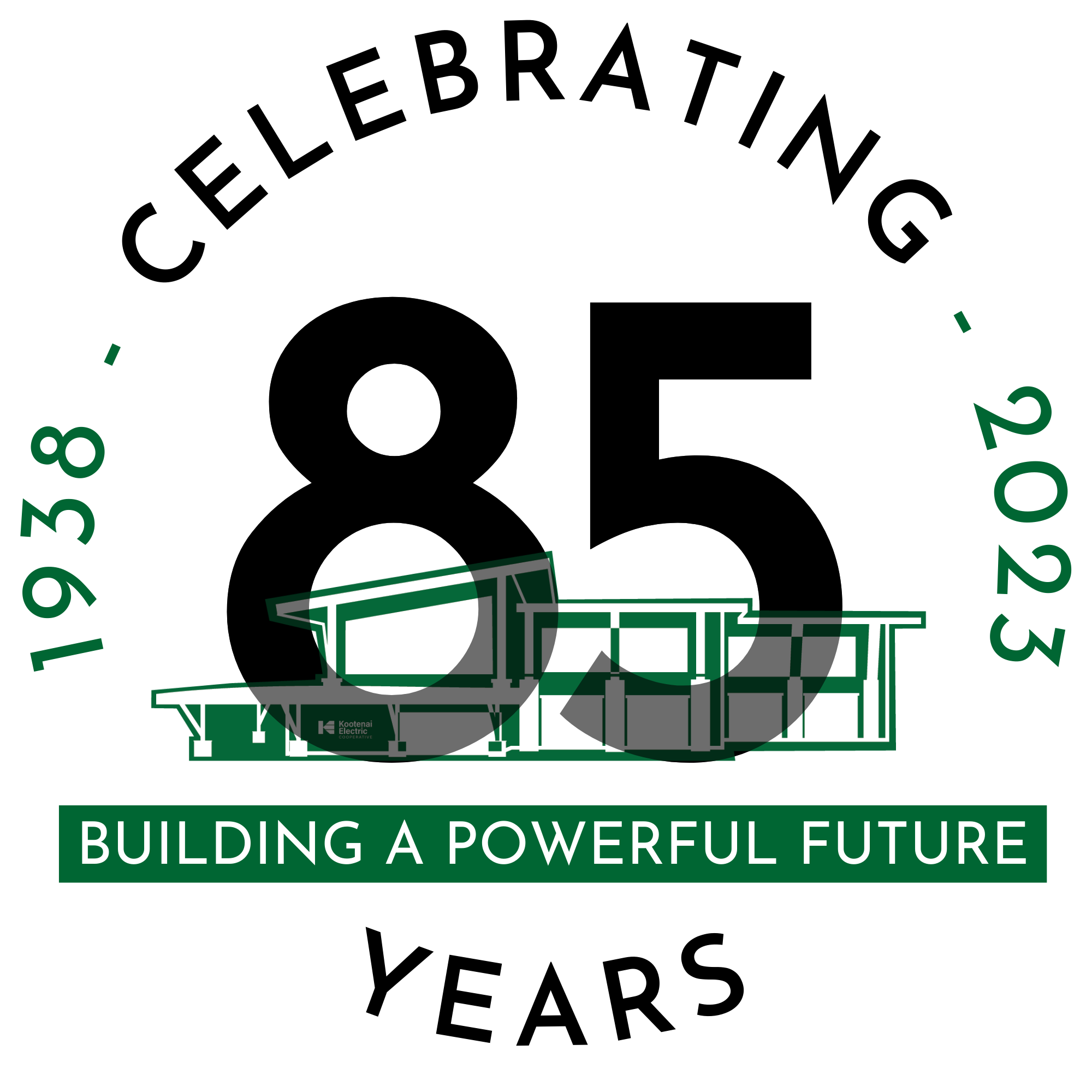KEC 85th Logo Building A Powerful Future