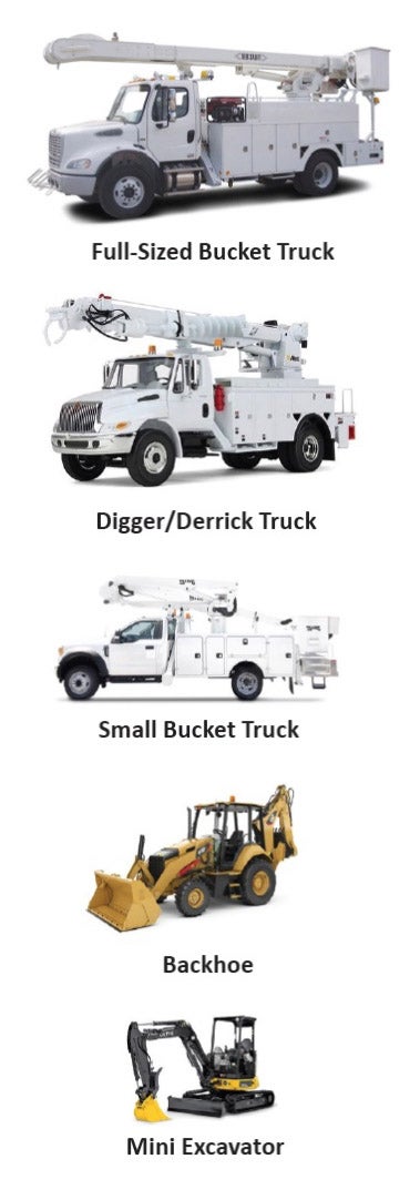 Types of Trucks at KEC